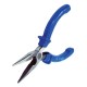 Щипцы удлинен. прямые 200мм синие Intertool HT-0123