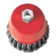 Щетка чашечная 85 мм, для УШМ, М14 (пучки витой проволоки) Intertool BT-2085