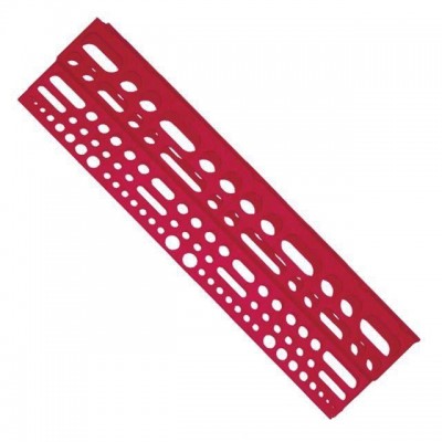 Полка с отверстиями под инструмент пластиковая 610*150*45мм Intertool BX-0001
