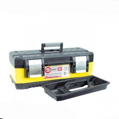 Ящик для инструментов с металлическими замками 21" 534*366*266 мм Intertool BX-2021