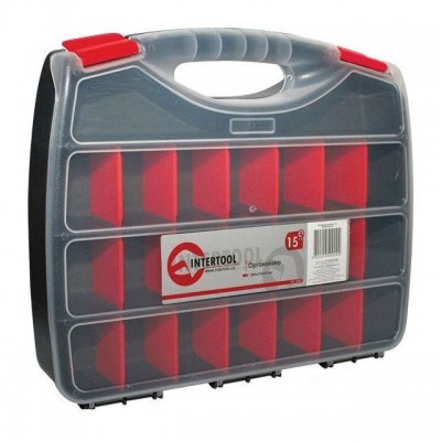 Органайзер пластиковый для расходных материалов Intertool BX-4004 - 12.5", 2 в 1, 320*260*80мм
