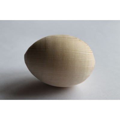 Яйцо деревянное размер 6х4,5 см.