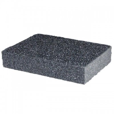 Губка для шлифования 100*70*25 мм, оксид алюминия К80 Intertool HT-0908
