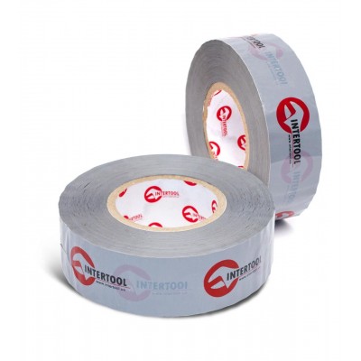 Скотч 300м*48мм*0.052мм, серый Intertool KT-1000Nма