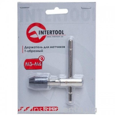 Держатель для метчиков Т-образный M3-M6 Intertool SD-8406 Держатель для метчиков Т-образный M3-M6 Intertool SD-8406
