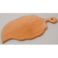 Доска разделочная деревянная «Лист», бук, 10х16 см