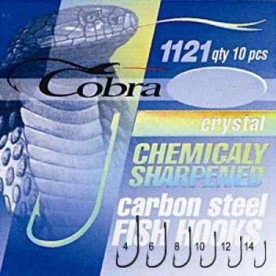 Крючок Cobra crystal NSB (10шт) 1121 №10 , №12, №14