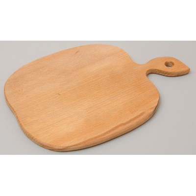 Доска разделочная деревянная «Яблоко», бук, 16х18 см