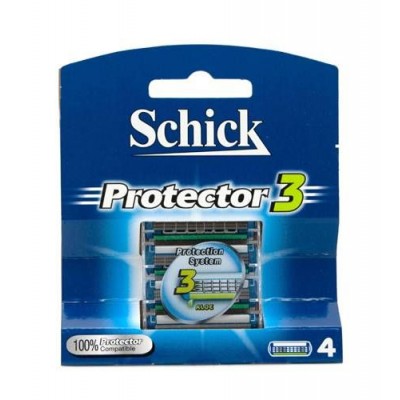 Картридж для бритвы мужской "Schick" Protector 3 4 шт