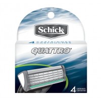 Картридж для бритвы мужской "Schick" Qauttro 4 шт