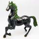 Конь бронзовый (27х27х7 см)(Horse Jumping 3kg GREEN) код 19176