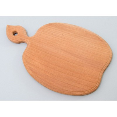 Доска разделочная деревянная «Яблоко», бук, 19,5х23 см