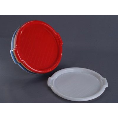 Поднос (круглый, диаметр 34 см, материал пластмасса, цвета в ассортименте, Китай)