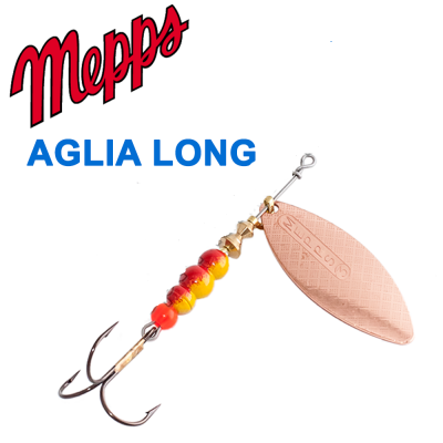 Блесна Mepps Aglia long miedzianna-cooper 4/17g ( цвета  в ассортименте)
