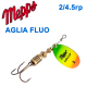Блесна Mepps Aglia fluo tiger 0/2,5g ( размеры в ассортименте)