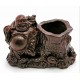 Хотей подставка для ручек каменная крошка коричневый (8х14х9,5 см) код 22926