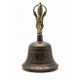 Колокол чакровый (d-11,5,h-19 см)(Bell Itching No.4 Black/Gold) код 23494