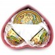 Сервиз фарфор (2JBS29-4) 2 чашки +2 блюдца "Девушки" (16 шт. в ящ.) код 24437