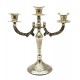 Подсвечник на 3 свечи "Серебро" (25х24,5х10,5 см)(Candle Stand 3C Nkl) код 24478