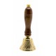 Колокольчик бронза с деревянной ручкой (16,3х6х6 см)(Bell Wood Handle med 16 cm) код 25783