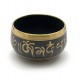 Чаша поющая с рисунком (d -8,5,h-4,5 см)(Singing Bowl Carving no.0) код 25803