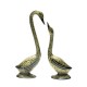 Лебеди бронзовые пара черные (28,5х9х6 см)(Duck Set 12"-BD) код 27359