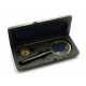 Лупа с компасом в деревянном футляре (23,5х11х4 см)(Brass,Wood Kit Box with Compass & Magnifier) код 28236