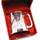 Кружка бронзовая посеребренная (h-11 см)(15х15х11 см)(Velvet Box Beer Mug Big) код 28344
