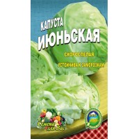 Семена  Капуста  Июньская Очень ранний сорт 100сем.