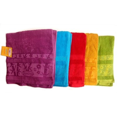 Полотенце для лица «Бамбук», махровое 50х95 см, хлопок, цвет в ассортименте