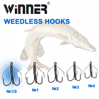 Тройник незацепляйка Winner WD3551A 5 pcs. №1/0 *