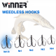 Тройник незацепляйка Winner WD3551A 5 pcs. №1/0 *( Размеры  в ассортименте)