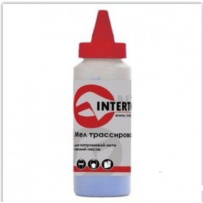 Мел трассировочный 115 г., синий Intertool