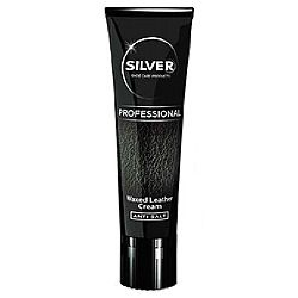 Silver professional. Сильвер Silver крем-краска для обуви чёрная тюбик75 м. Silver крем-краска для обуви тюбик 75мл коричневый. Silver в черном тюбике для обуви. Краска для кожи черная в тюбиках.