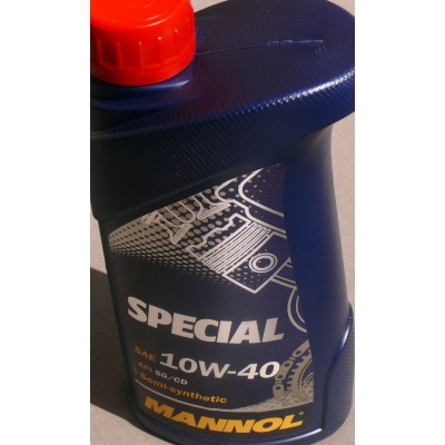 Масло Mannol 4т  10w-40 1л special (ящ - 20 шт)