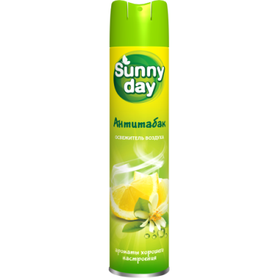 Освежитель для воздуха Sunny Day «Антитабак» 300мл