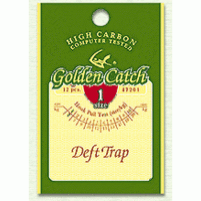 Крючок GC красный Deft Trap №9 (7шт) 5547209 *