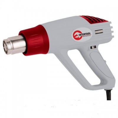 Фен технический Intertool DT-2420 2000Вт, 3 режима, 60-600С, 300-500л/мин