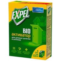 Биоактиватор "EXPEL" для дачных туалетов и септиков, 40 гр