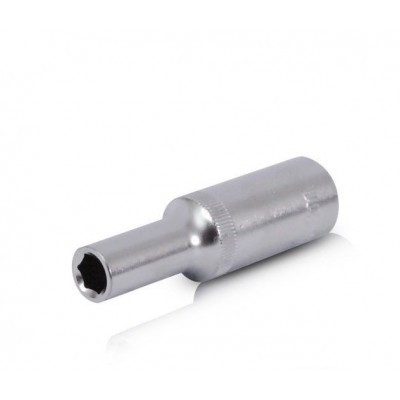 Головка шестигранна подовжена 1/2' 11мм * 78мм . STORM Головка шестигранная удлиненная 1/2", 11мм*78мм, Хром-Ванадиум ET-0111