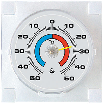 Термометр оконный биметаллический ТББ круглый,квадратный