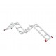 Лестница алюминиевая мультифункциональная трансформер 4*3ступ., 3.70м Intertool LT-0030