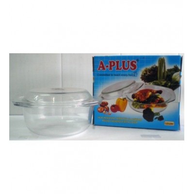 Кастрюля с крышкой (1,5 л) Стекло А-Плюс 1091 Кастрюля с крышкой (1,5 л) Стекло А-Плюс 1091