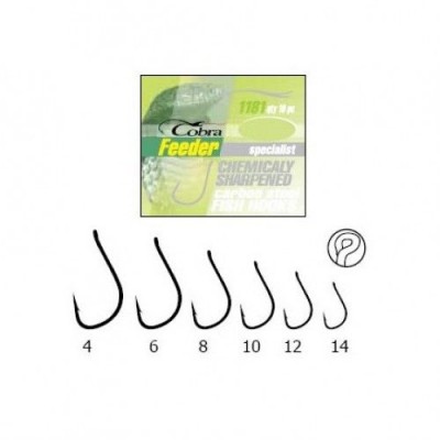 Крючок Cobra specialist (10шт) 1181 №12,№14,№4, №6, №8