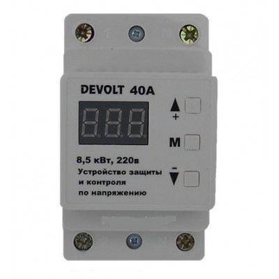 Барьер  DIN-реечные DEVOLT 40А (с тепловой защитой) Донецк