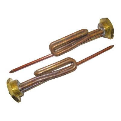 Тен 2,0 кВт, гайка, гнутый, под анод