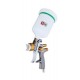 Intertool PT-0136 LVLP BRONZE NEW Профессиональный краскораспылитель 1,8 мм верхний пластиковый бачок 600мл mа
