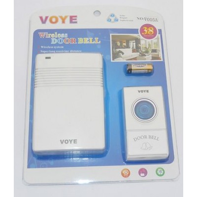 Звонок дистанционный беспроводной батареечный VOYE V005a