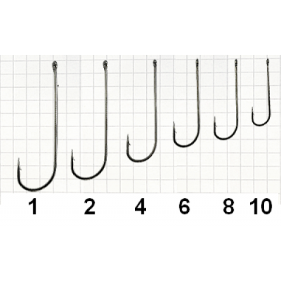 Крючок GC фиолетовый Bullhead №1 (10шт) 5520501 *