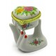 Шкатулка керамическая "Рука и сердце" (7,5х6,5х5 см)  Код: 28882